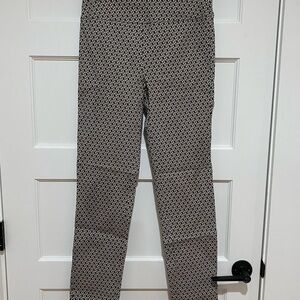 Black and White Patterned Pants